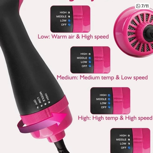 Professional Blower Brush Hot Air Styler New - Picture 5 of 5